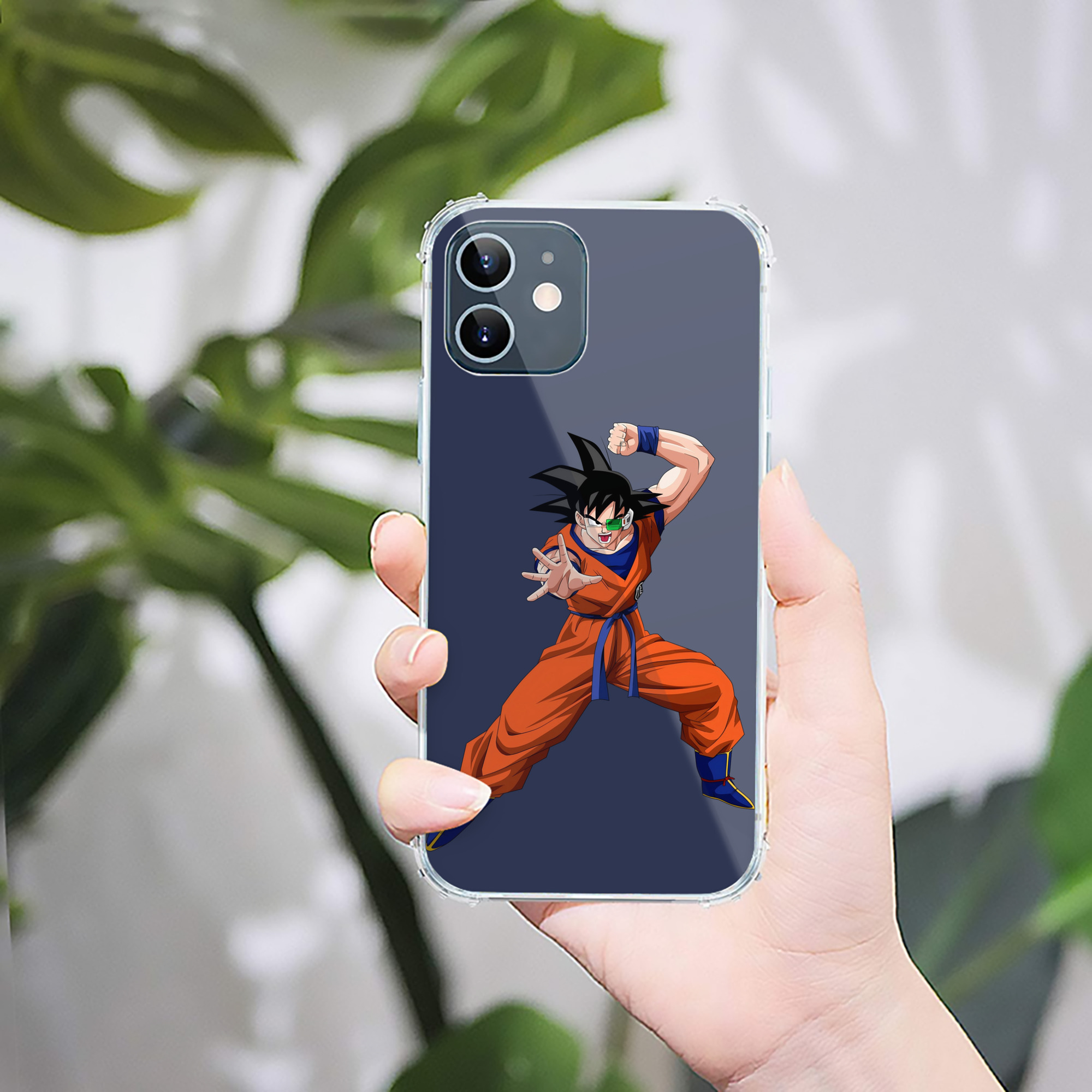 （画像用） ドラゴンボール 孫悟空（そん ごくう）Son Goku カカロット DRAGON BALL Kakarotto 【iPhone 12シリーズ対応】透明スマホケース（クリアソフトケース）